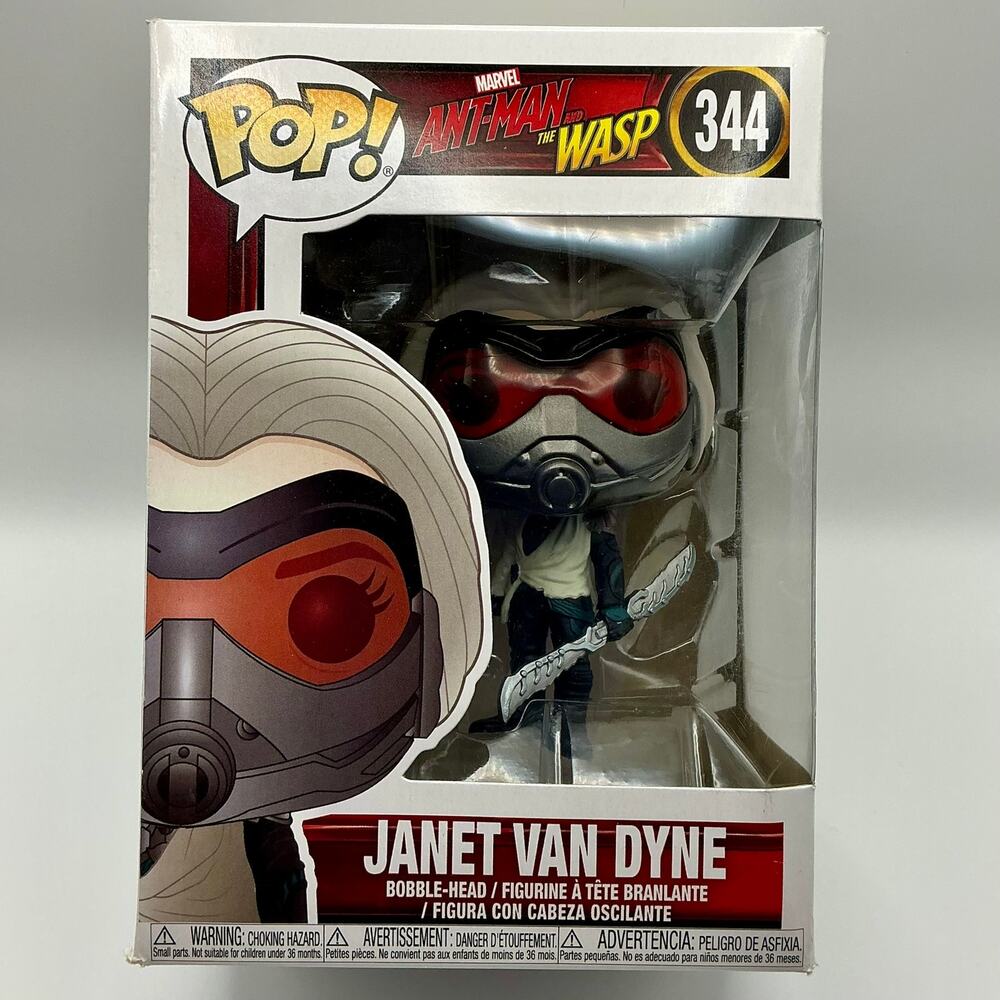 Funko Pop! Janet Van Dyne Red Black Gray Figure (344)
